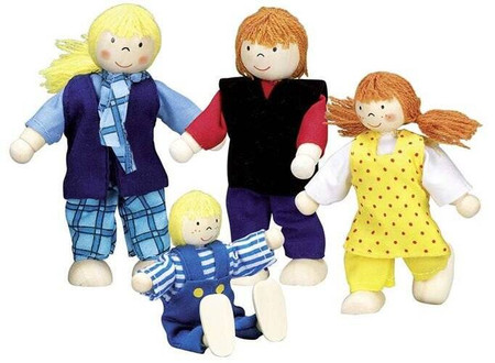 Rówieśnicy - lalki drewniane, Goki