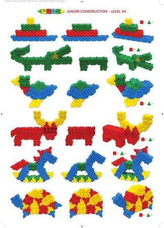 Zestaw mistycznych stworzeń, klocki Morphun 260 elementów