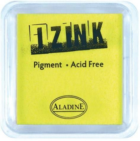 Tusz na papier do stempli neon żółty