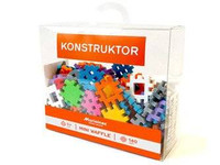 Klocki Wafle Mini - Zestaw Konstruktor - 140 elementów