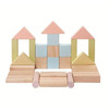 Klocki drewniane 40 szt., seria pastelowa | Plan Toys®