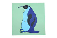 Moyo Montessori | Puzzle ze zwierzętami - Pingwin BIO0167_B025