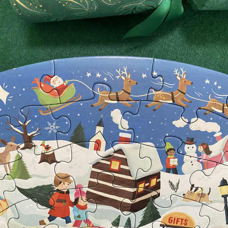 BOPPI, Puzzle okrągłe 58 cm - Christmas 150 elem.