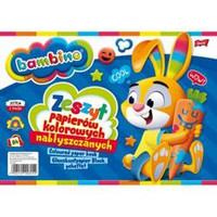 Zeszyt papierów kolorowych A4 10k Bambino