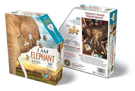 MADD CAPP,  Puzzle konturowe I AM - Słoń 300 elem.