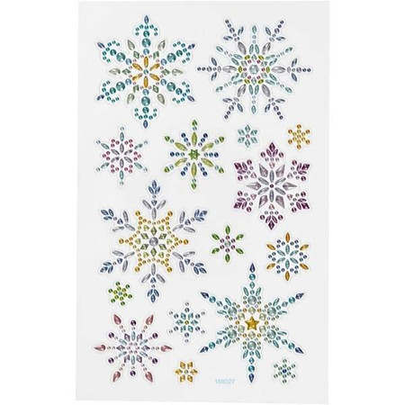 Naklejki Diamentowe Płatki Śniegu