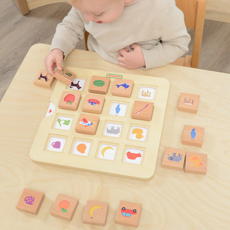 MASTERKIDZ Gra Dopasuj Cienie Łączenie w Pary Rozpoznawanie Przedmiotów