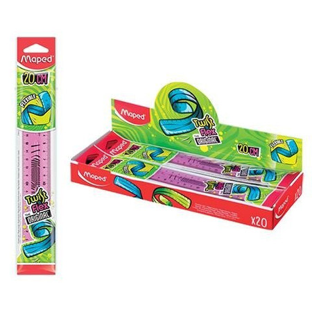 Linijka Twist'N Flex Niełamliwa 20 Cm Torebka