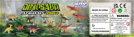 WOOPIE Zestaw Figurki Dinozaury 18 szt. - wersja 1