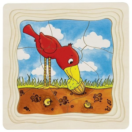 Puzzle warstwowe dąb