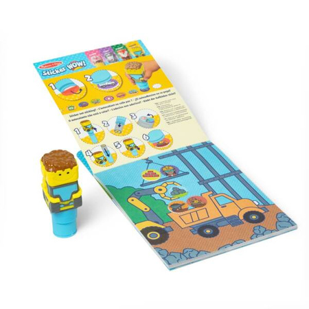 Sticker WOW! Stempelek z naklejkami Buldożer