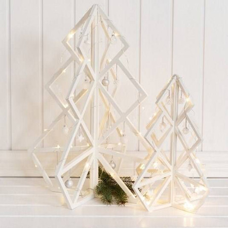 Choinka Geometryczna ze sklejki H: 40 cm