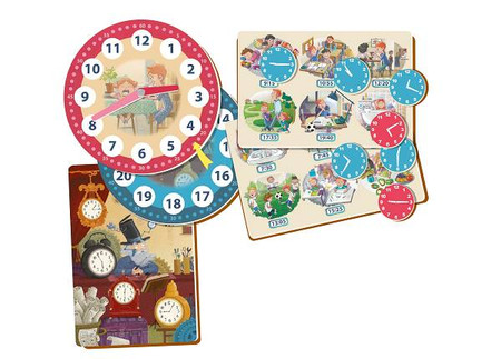 Kapitan Nauka. Zegar. Gra edukacyjna