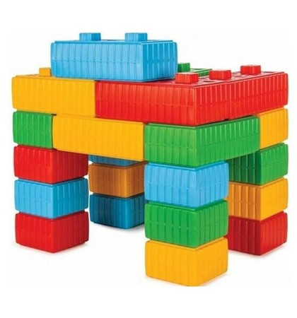 WOOPIE Klocki Konstrukcyjne Zestaw z Samochodzikiem 43 el.