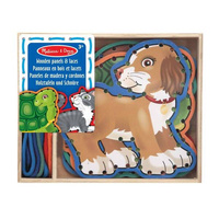 Sznurowanie dla dzieci Zwierzęta do przeplatania Pupile Melissa & Doug 13782