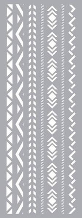 Szablon Dekor 15x40 cm Peruwiański wzór