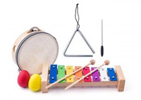 Zestaw Muzyczny 8 elementów - instrumenty dla dziecka