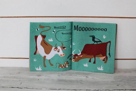 Miękka książeczka THE NOISY FARMYARD, ThreadBear Design