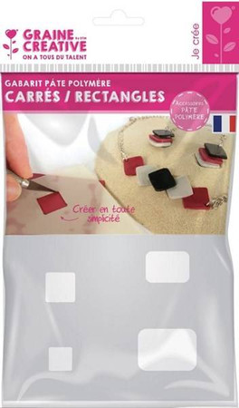 Szablon do Wycinania Kwadraty Prostokąty