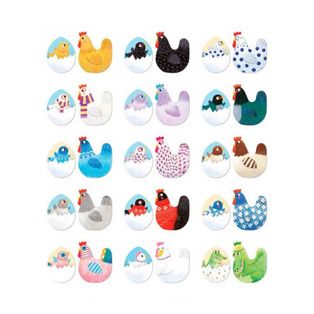 Memo dla dzieci, Kurczątka i kury | Londji®