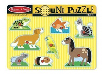 Puzzle dźwiękowe - Zwierzęta domowe