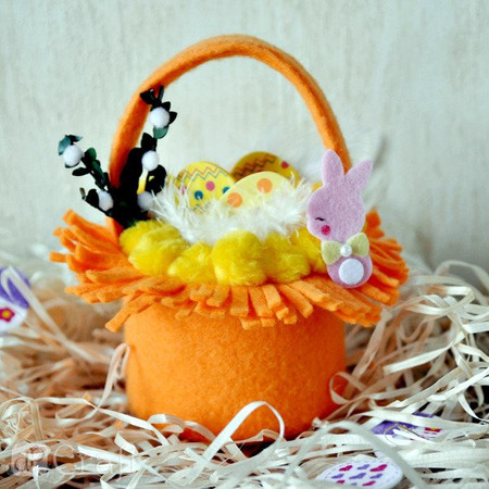 Filc pomarańczowy A4