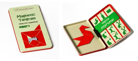 Gra magnetyczna The Purple Cow - Tangram