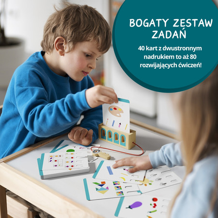 Logiczne łamigłówki, gra edukacyjna, poziom ekspert, Topbright