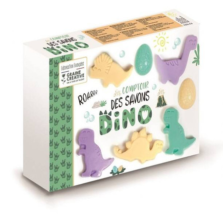 Zestaw do zrobienia mydełek dla dzieci Dinozaury
