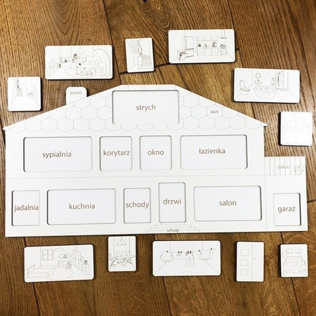 Układanka edukacyjna Dom