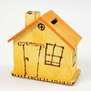 Drewniana skarbonka Domek
