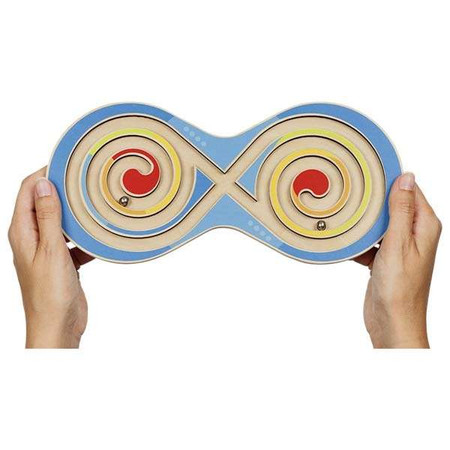 Kuleczkowy tor - ćwiczenie rąk dziecka