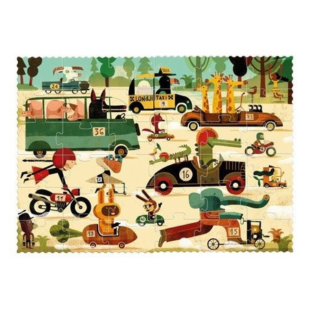 Puzzle dla dzieci, Wyścig, Vroom Vroom | Londji®