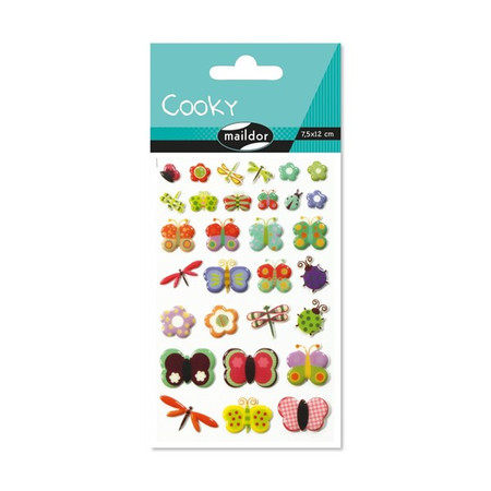 Naklejki 3D wypukłe Owady