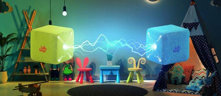 Materiałowe klocki magnetyczne XXL JollyHeap 150 szt. JOY