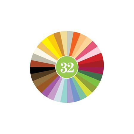 Kredki Crayon Rocks w bawełnianym woreczku - 32 kolory