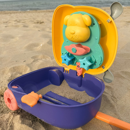 WOOPIE Zestaw do Piasku 3w1 Walizka Piesek + Zabawka Wodna