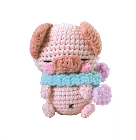 Zestaw do Szydełkowania Świnka