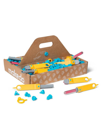 Zestaw narzędzi do konstruowania DIY Makedo - Create 260 el.
