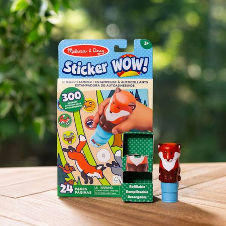Sticker WOW! Stempelek z naklejkami Lisek