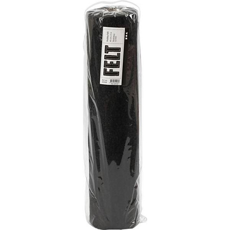 Filc w rolce W: 45 cm L: 5m Czarny Melanż