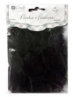 Piórka 5-12cm 5g czarne dp Craft