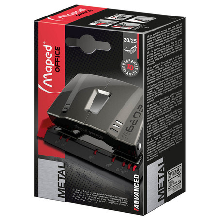 Dziurkacz Advanced Metal 25 K Grafitowy Metaliczny