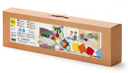 Drewniane klocki 100 szt układanka Pixelino Maxi Erzi 42292
