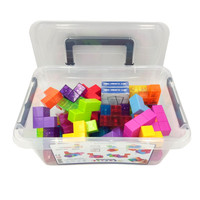Magnetyczne klocki tetris Magic Magnetic Cubes, 56 elementów