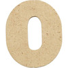Cyfra 0 z MDF H: 4 cm 10 szt.