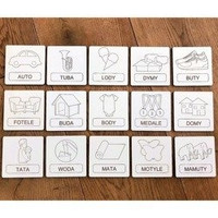 Układanka wyrazowa do nauki czytania Cz.2