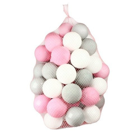 Piłki 7cm - 50 szt MIX 3 kolory GIRL