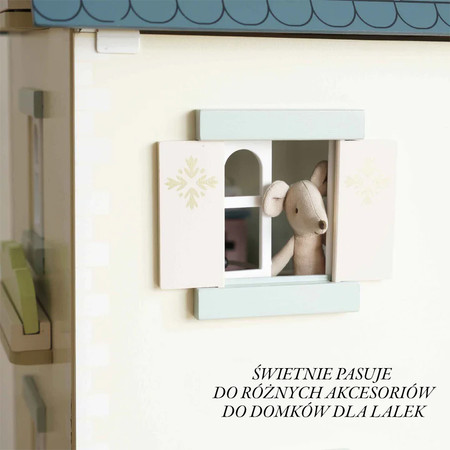 Drewniany domek duży dla lalek Palace zabawka, domek XXL Le Toy Van