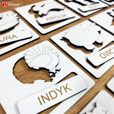 Układanka Tematyczna– Zwierzęta Na Wsi